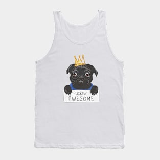 Pugking Awesome Tank Top